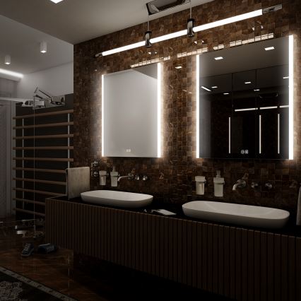 NIMCO ZP 11001VX - LED-dimmelhető, háttérvilágítással rendelkező fürdőszobai tükör LED/21W/230V 3000-6500K 70x50 cm IP44