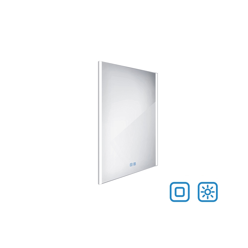 NIMCO ZP 11002VX - LED dimmelhető, háttérvilágítású fürdőszobai tükör LED/24W/230V 3000-6500K 80x60 cm IP44