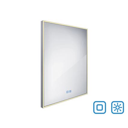 NIMCO ZP 13002VX - LED fényerőszabályozható fürdőszobai háttérvilágítású tükör LED/41W/230V 3000-6500K 80x60 cm IP44