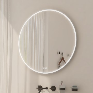 NIMCO ZP 26000RVX - LED fényerőszabályozható fürdőszobai háttérvilágítású tükör LED/26W/230V 3000-6500K átm. 60 cm IP44