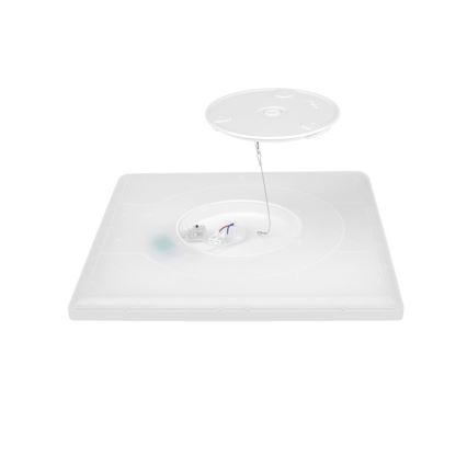LED Fürdőszobai mennyezeti lámpa NIVERA LED/12W/230V IP54 3000/4000/6000K 22,5x22,5 cm fehér