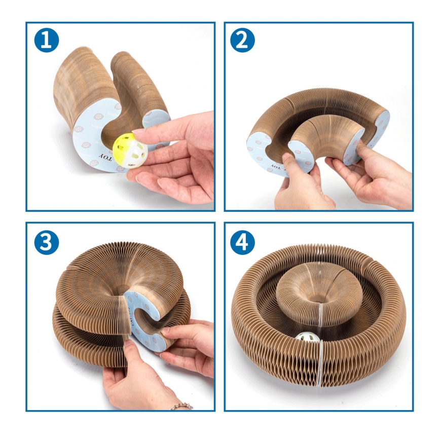 Nobleza - 3 az 1-ben kaparó macskáknak barna