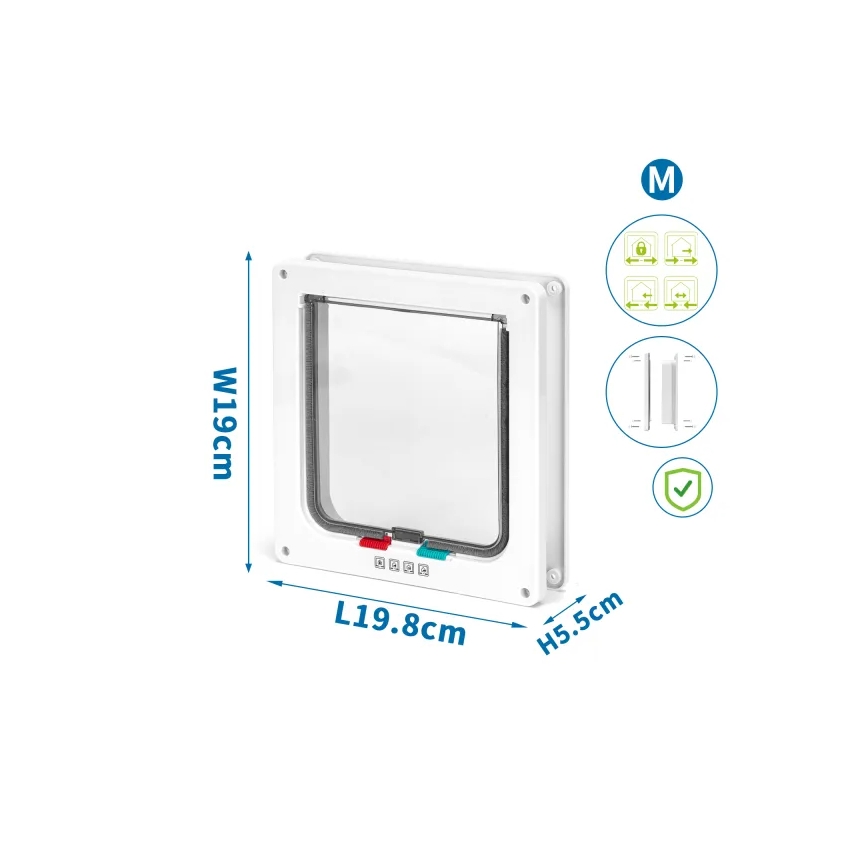 Nobleza - Kisállat ajtó 25x28,5x5,7cm