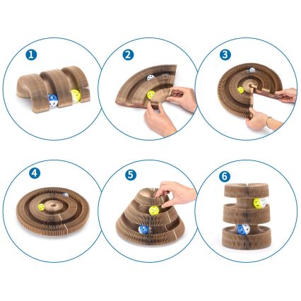 Nobleza - Macskavakaró 3in1 barna