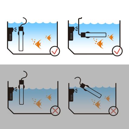 Nobleza - Rozsdamentes akváriumfűtő 100 W