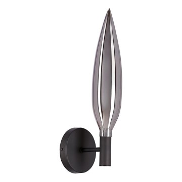 NORDIC fali lámpa 1xG9/5W/230V fekete/füstszürke
