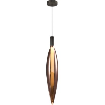 NORDIC kábeles csillár 1xG9/5W/230V fekete/réz