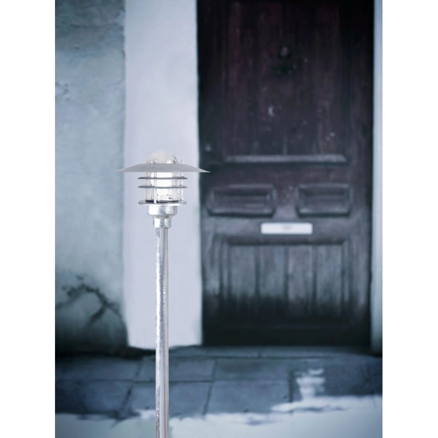 Nordlux - AGGER kültéri lámpatest 1xE27/60W/230V IP54 ezüstszínű 83 cm