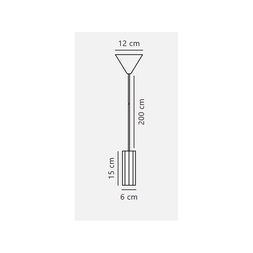 Nordlux - ALANIS kábeles függőlámpa 1xGU10/15W/230V