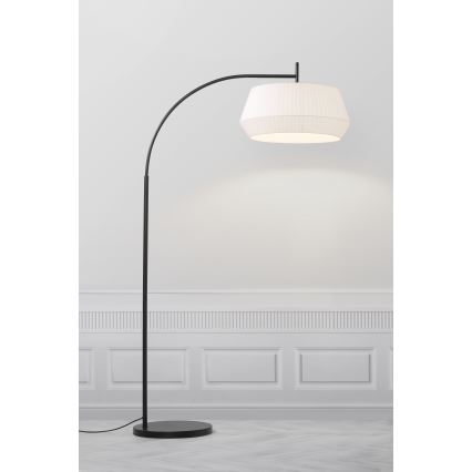 Nordlux - Állólámpa DICTE 1xE27/60W/230V fekete/fehér