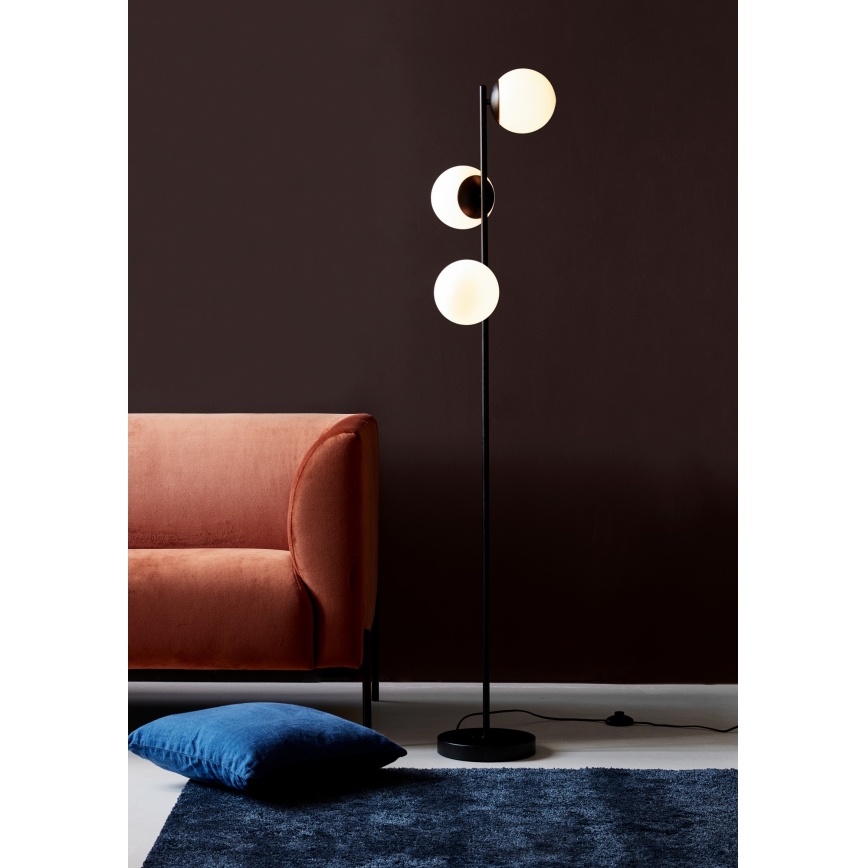 Nordlux - Állólámpa LILLY 3xE14/25W/230V fekete
