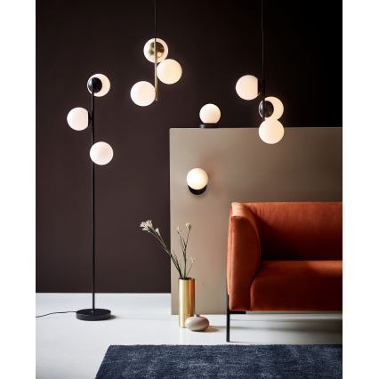 Nordlux - Állólámpa LILLY 3xE14/25W/230V fekete