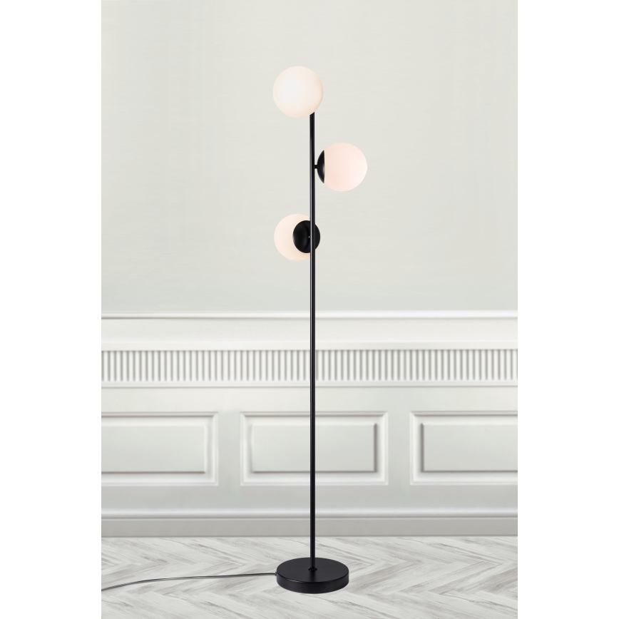 Nordlux - Állólámpa LILLY 3xE14/25W/230V fekete