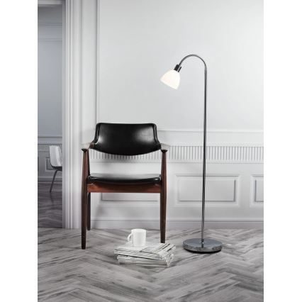 Nordlux - Állólámpa RAY 1xE14/25W/230V fényes króm 153,5 cm