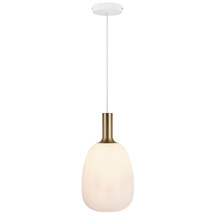 Nordlux - Függeszték ALTON 1xE27/60W/230V fehér/fekete/rez