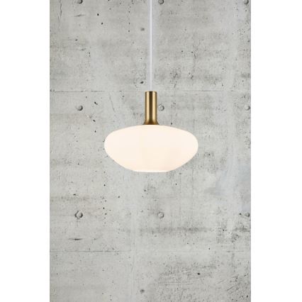 Nordlux - Függeszték ALTON 1xE27/60W/230V fehér/fekete/rez