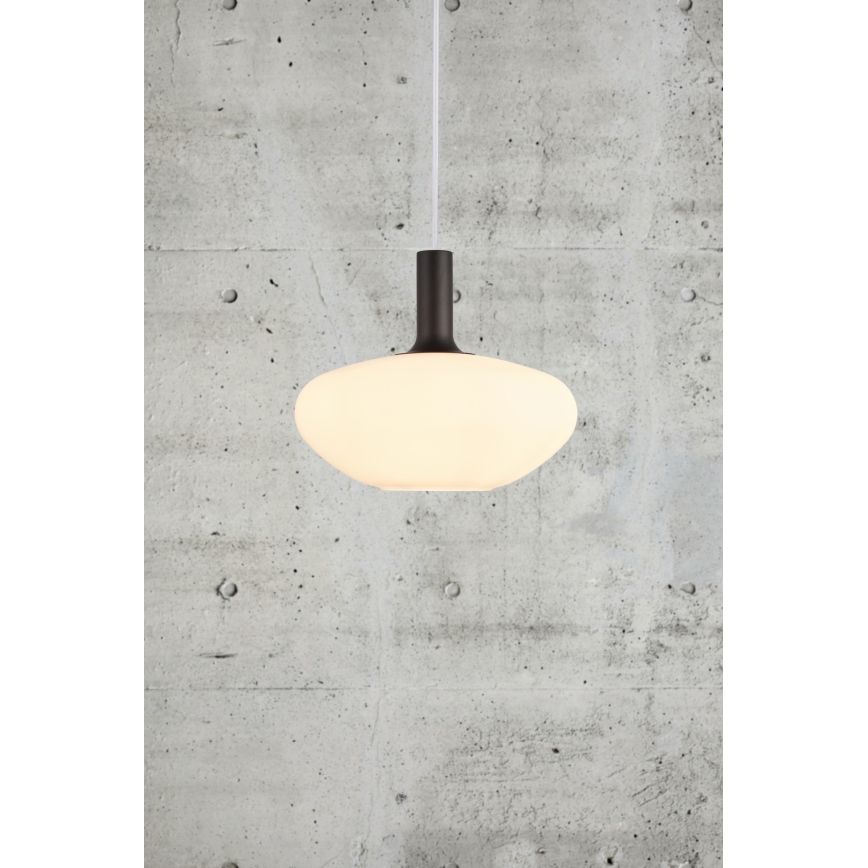 Nordlux - Függeszték ALTON 1xE27/60W/230V fehér/fekete/rez