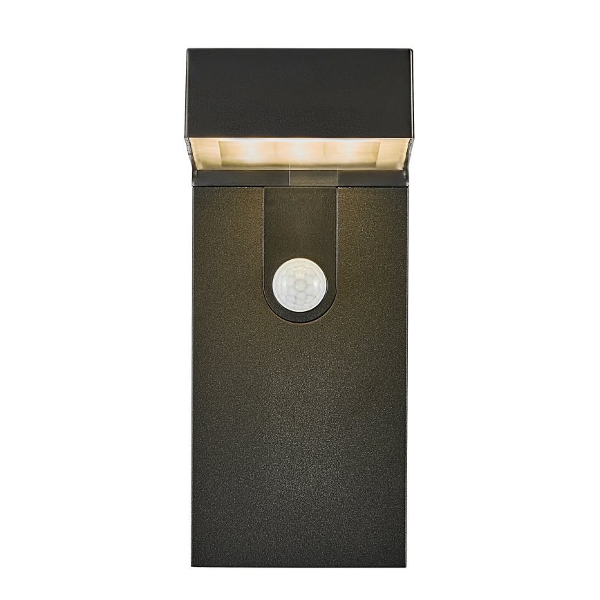 Nordlux - LED napelemes fali lámpa érzékelővel ALYA LED/5W/3,7V IP44 2200 mAh