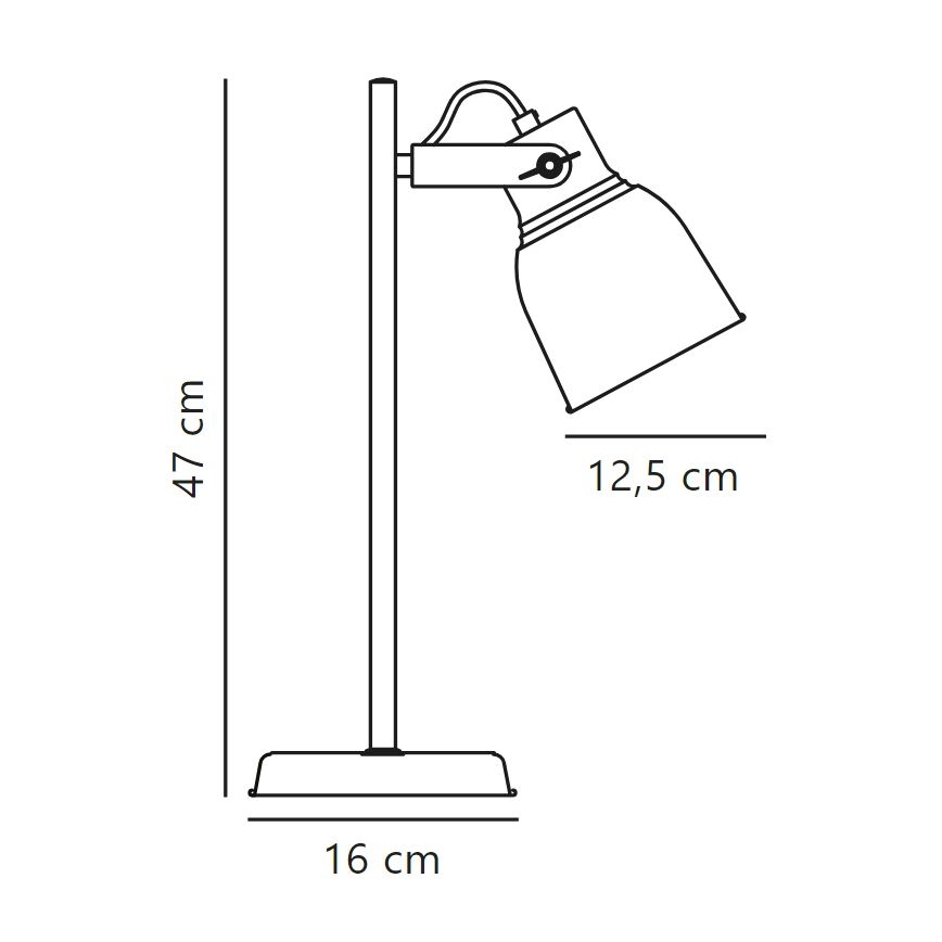 Nordlux - Asztali lámpa ADRIAN 1xE27/25W/230V