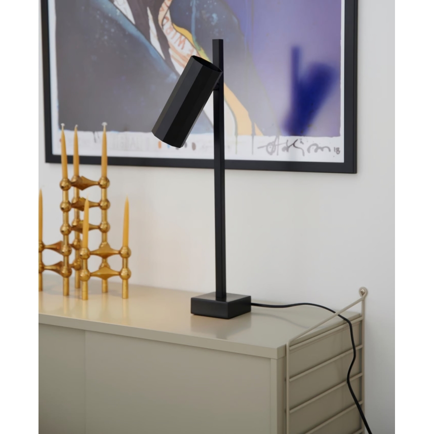 Nordlux - Asztali lámpa ALANIS 1xGU10/15W/230V fekete