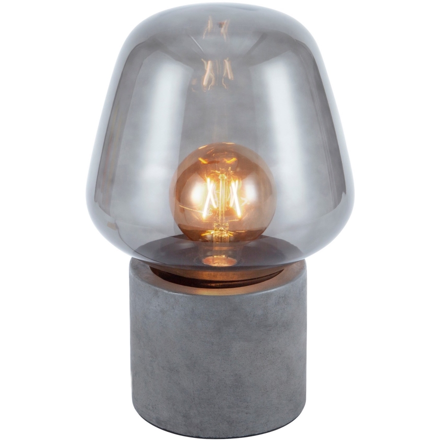 Nordlux - Asztali lámpa CHRISTINA 1xE27/25W/230V beton/szürke