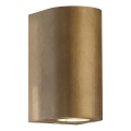 Nordlux - CANTO kültéri fali lámpa 2xGU10/28W/230V IP44 sárgaréz