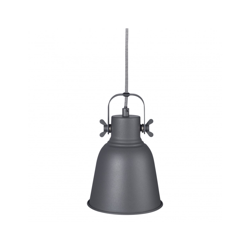 Nordlux - Csillár zsinóron ADRIAN 1xE27/25W/230V átm. 16 cm antracit