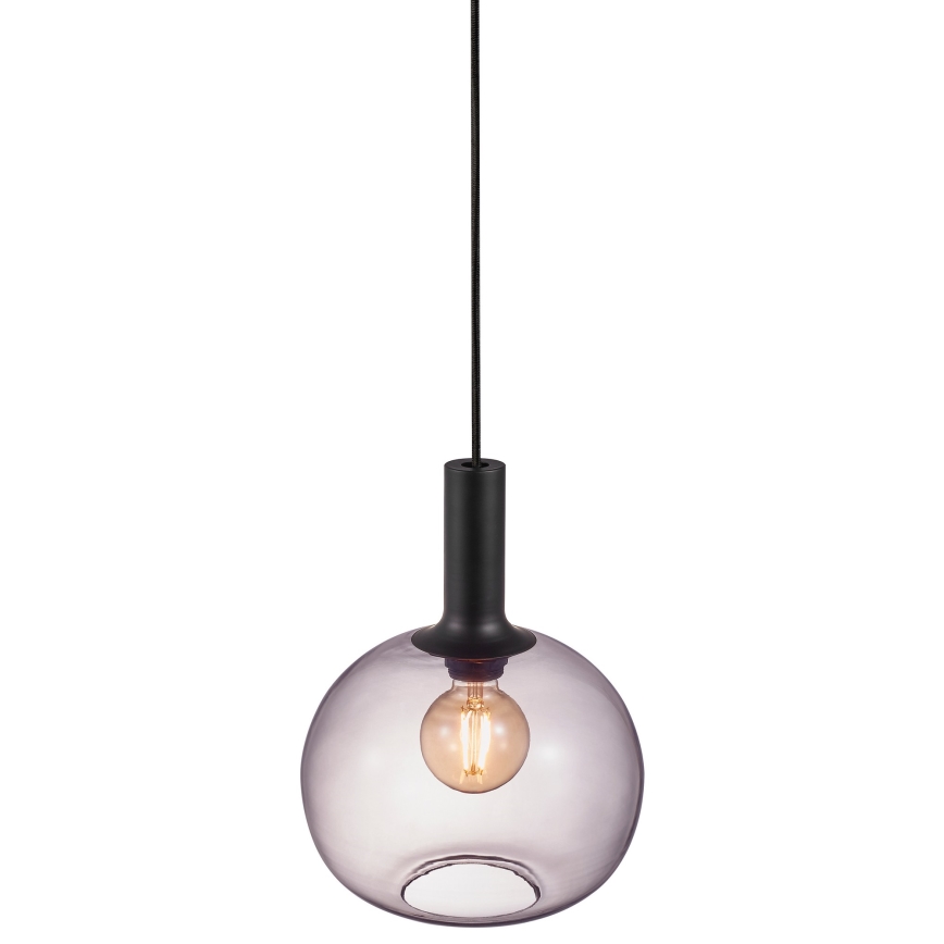 Nordlux - Csillár zsinóron ALTON 1xE27/60W/230V fekete