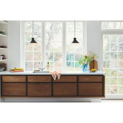 Nordlux - Csillár zsinóron DIAL 1xE27/40W/230V átm. 25 cm fekete