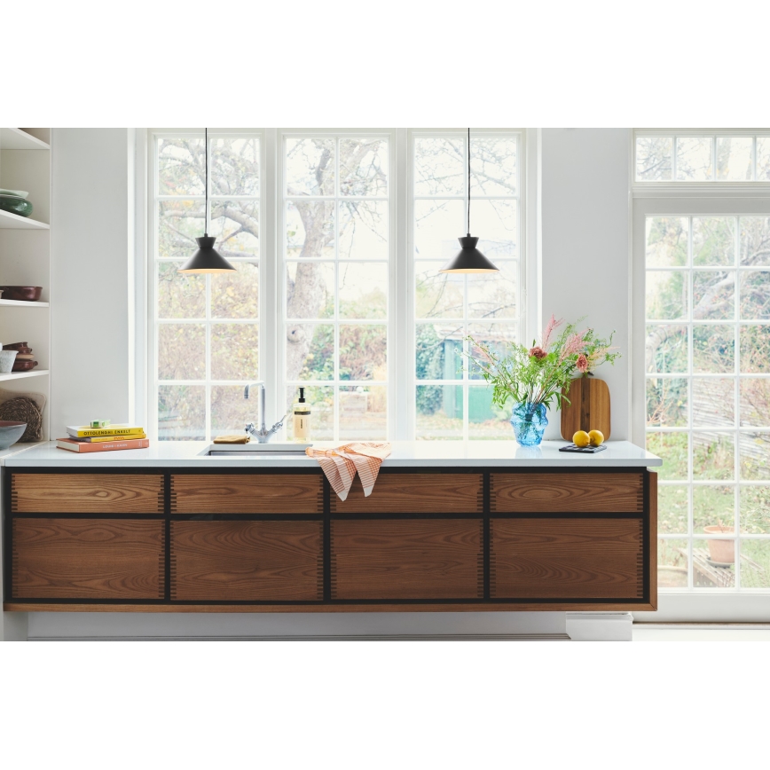 Nordlux - Csillár zsinóron DIAL 1xE27/40W/230V átm. 25 cm fekete