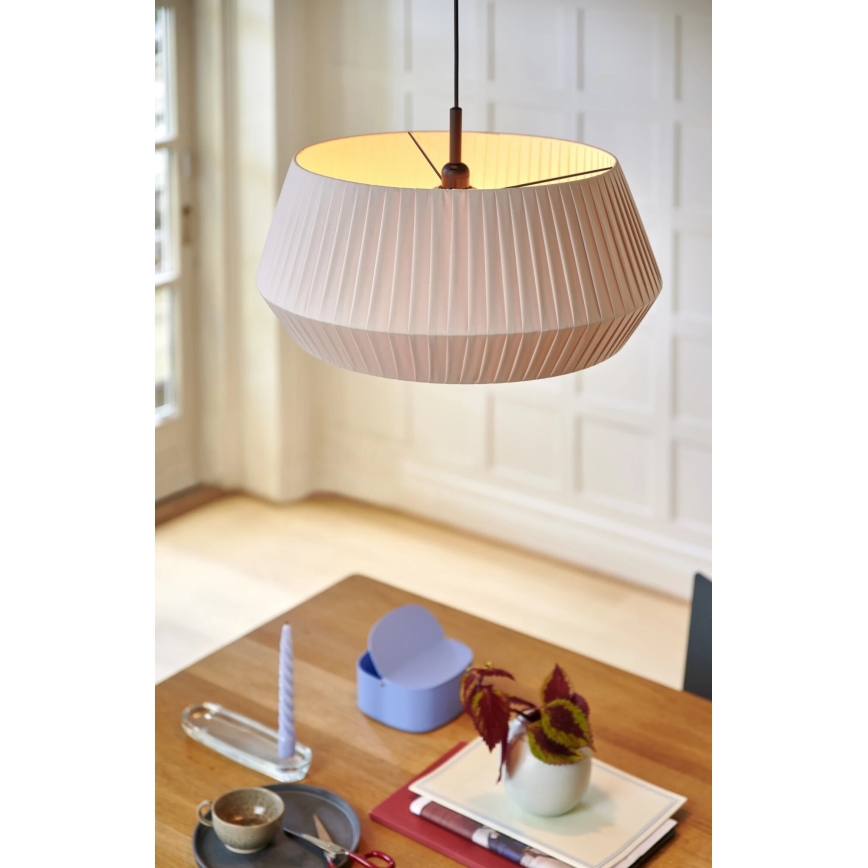Nordlux - Csillár zsinóron DICTE 1xE27/60W/230V átm. 53 cm bézs