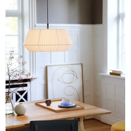 Nordlux - Csillár zsinóron DICTE 1xE27/60W/230V átm. 53 cm fehér