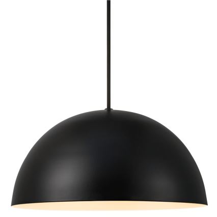 Nordlux - Csillár zsinóron ELLEN 1xE27/40W/230V átm. 30 cm fekete