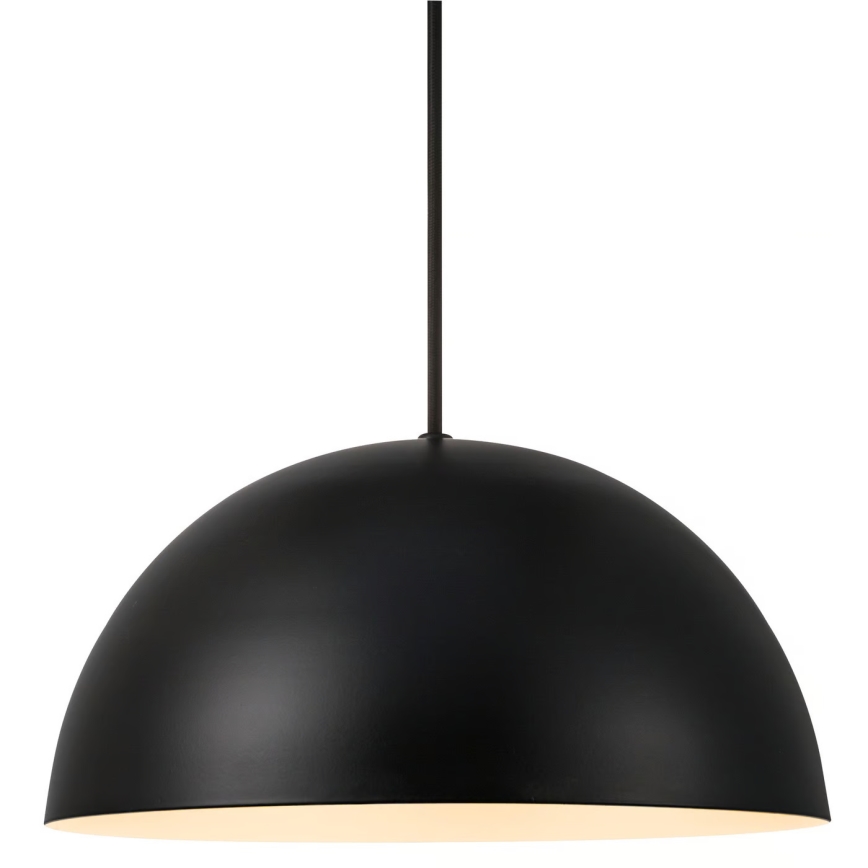Nordlux - Csillár zsinóron ELLEN 1xE27/40W/230V átm. 30 cm fekete