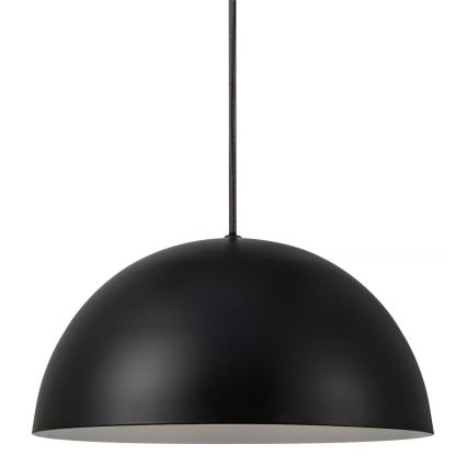 Nordlux - Csillár zsinóron ELLEN 1xE27/40W/230V átm. 30 cm fekete