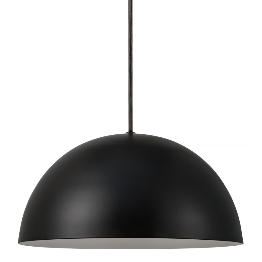 Nordlux - Csillár zsinóron ELLEN 1xE27/40W/230V átm. 30 cm fekete