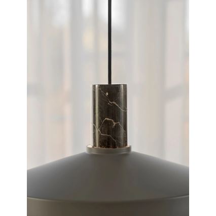 Nordlux - Csillár zsinóron ELVAS 1xE27/60W/230V átm. 37,5 cm barna