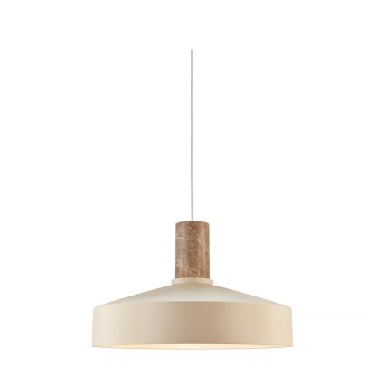 Nordlux - Csillár zsinóron ELVAS 1xE27/60W/230V átm. 37,5 cm bézs