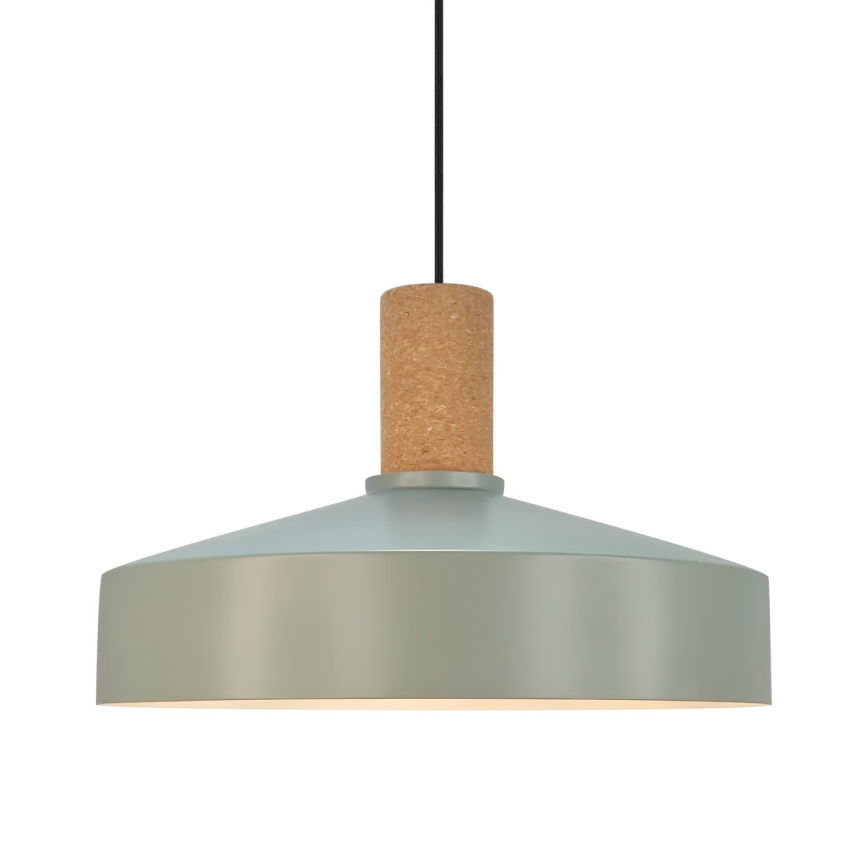Nordlux - Csillár zsinóron ELVAS 1xE27/60W/230V átm. 37,5 cm zöld