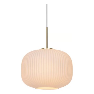 Nordlux - Csillár zsinóron MILFORD 1xE27/40W/230V átm. 30 cm fehér