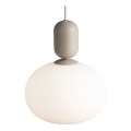 Nordlux - Csillár zsinóron NOTTI 1xE27/40W/230V szürke