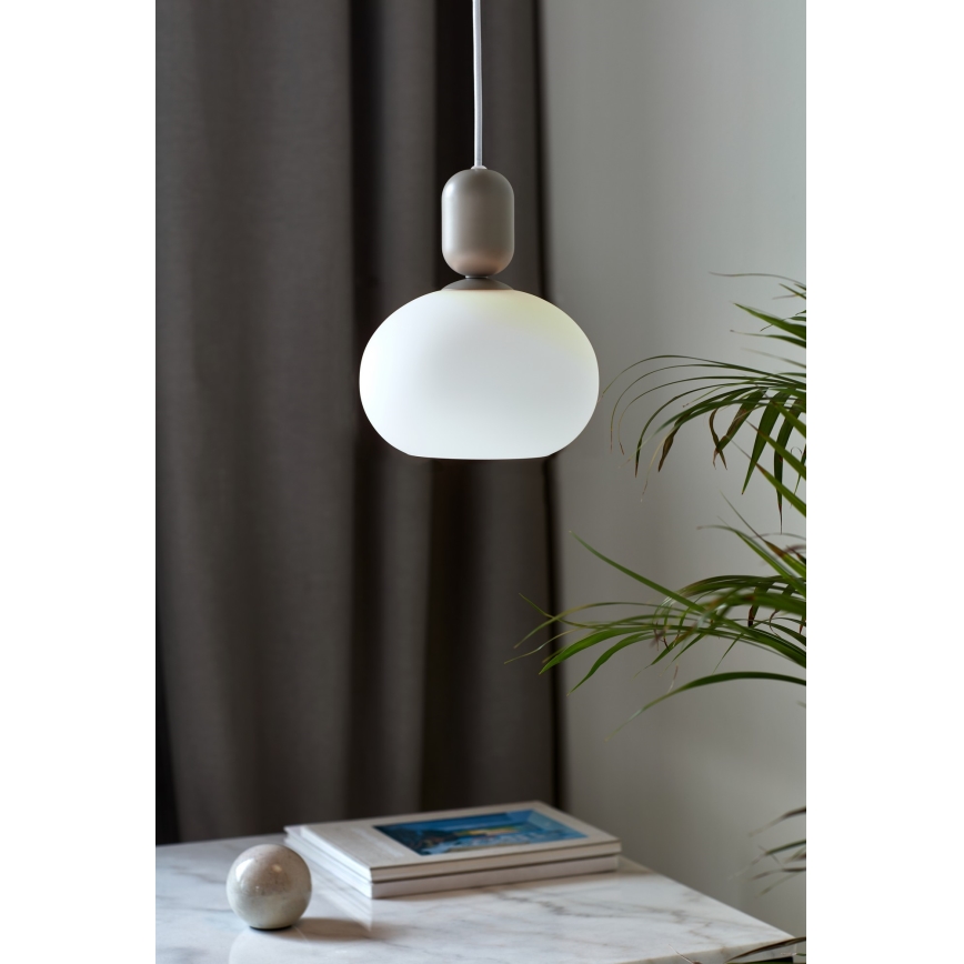 Nordlux - Csillár zsinóron NOTTI 1xE27/40W/230V szürke