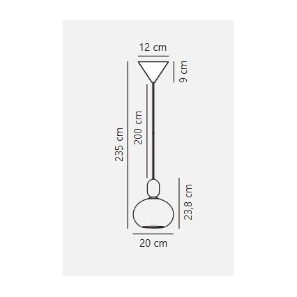 Nordlux - Csillár zsinóron NOTTI 1xE27/40W/230V szürke
