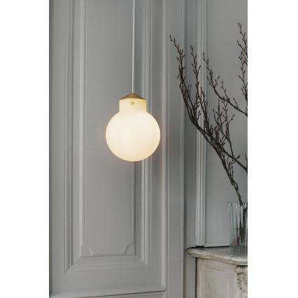 Nordlux - Csillár zsinóron RAITO 1xE27/25W/230V réz/fehér