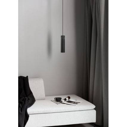 Nordlux - Csillár zsinóron TILO 1xGU10/15W/230V fekete