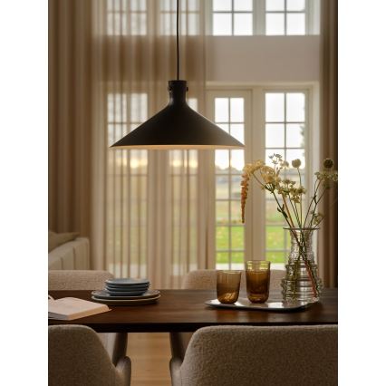 Nordlux - DORINA kábeles függeszték 1xE27/60W/230V fekete, átm. 45 cm