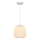 Nordlux - ELBIE kábeles függeszték 1xE27/15W/230V, átmérő 24 cm, fehér