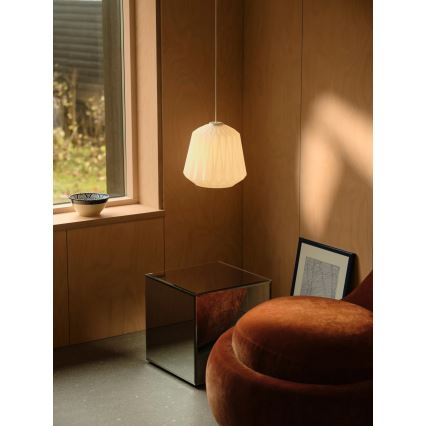Nordlux - ELBIE kábeles függeszték 1xE27/15W/230V, átmérő 24 cm, fehér
