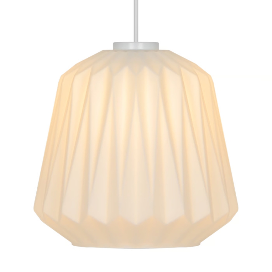 Nordlux - ELBIE kábeles függeszték 1xE27/15W/230V, átmérő 24 cm, fehér