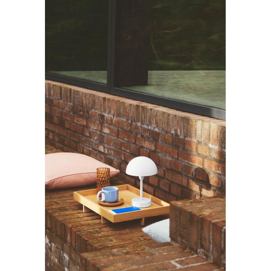 Nordlux - LED állítható fényerejű, tölthető kültéri asztali lámpa ELLEN LED/2,8W/3,7V IP44 fehér